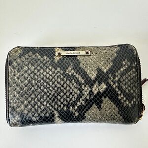 Stella and Dot Snakeskin Wallet